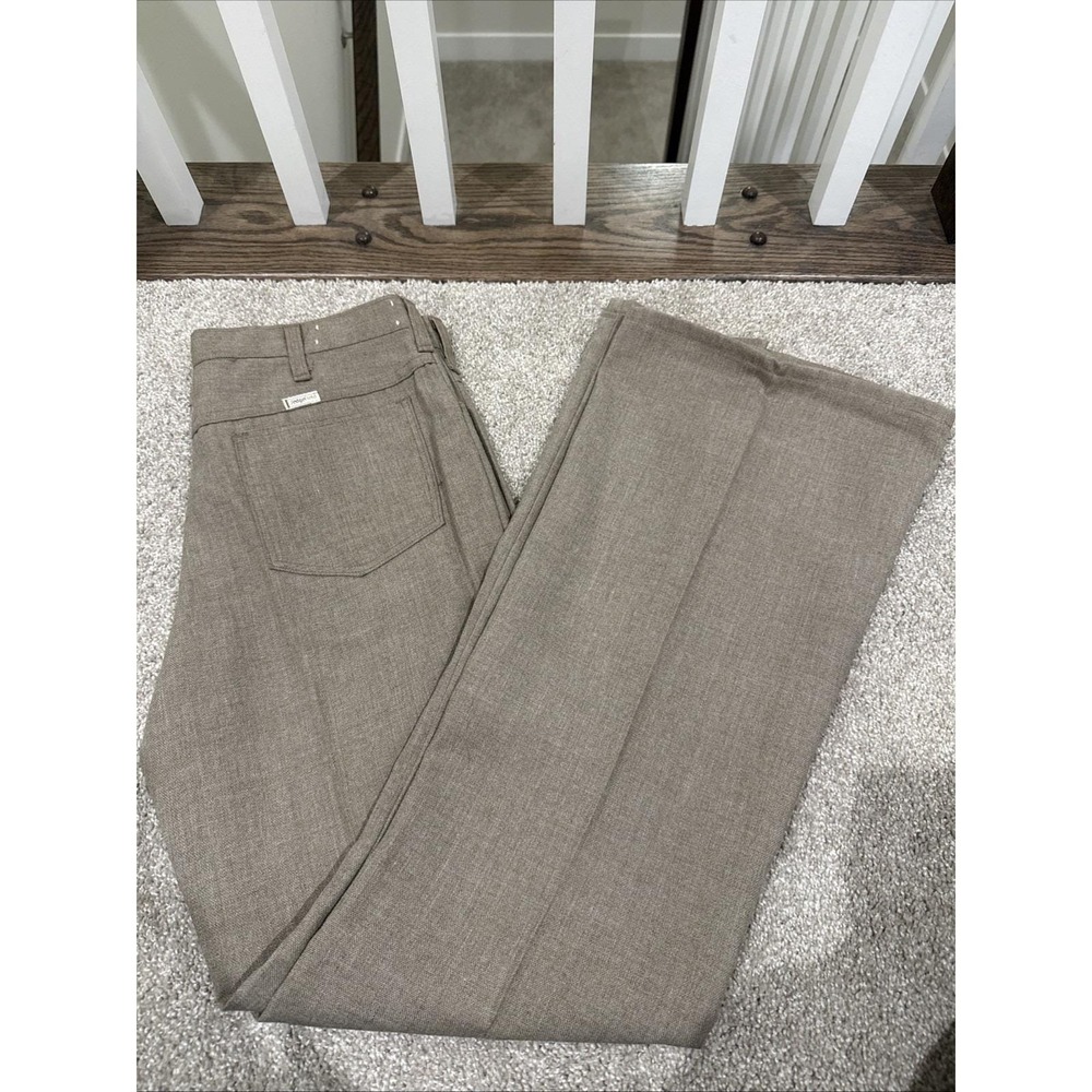 VTG Sedgefield Pants Mens 33/34 Bootcut 60s 70s Made in USA Wide Leg Bell Bottom